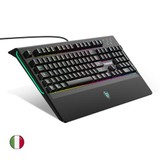 [Italiaans toetsenbord] Tronsmart TK09R Italiaans mechanisch gamingtoetsenbord met RGB-achtergrondverlichting Macrotoetsen Blauwe schakelaars voor gamers