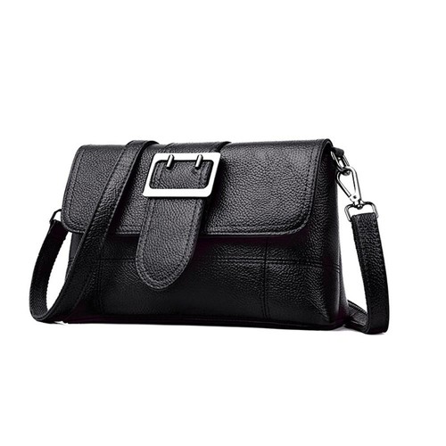 Women's PU Leather Handbag Black