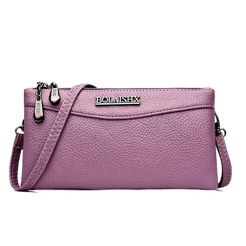 Fashion Tote Messenger Bag Women's Crossbody Bag Purple