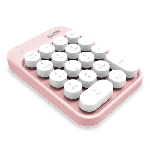 Ajazz AK18 2.4G Wireless Numeric Keypad Pink