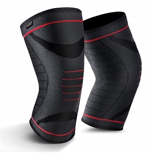 1 Pair FOKEY Compression Knee Sleeve Black