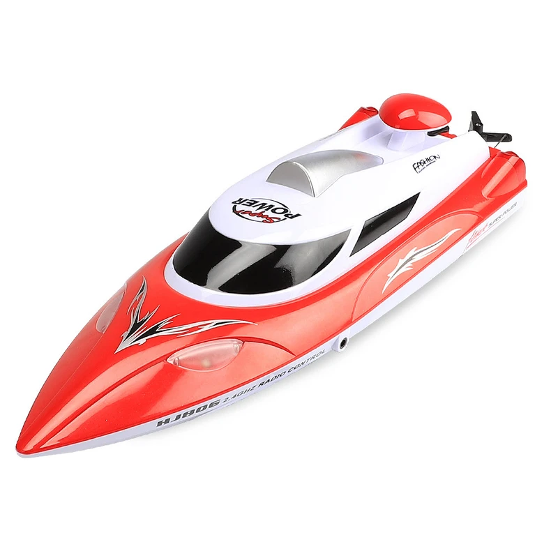 HJ806 2.4G High Speed RC Boat Water Cooling System Red