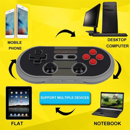 8Bitdo NES30 PRO Wireless Gamepad Deep Gray