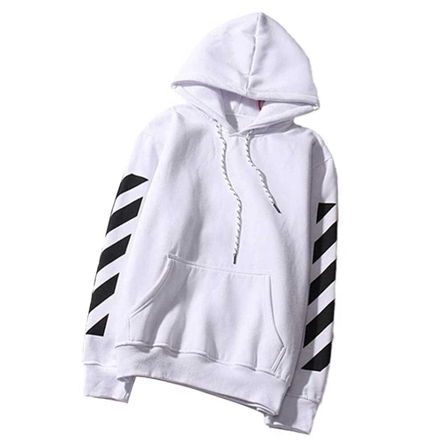 Off white striped discount hoodie