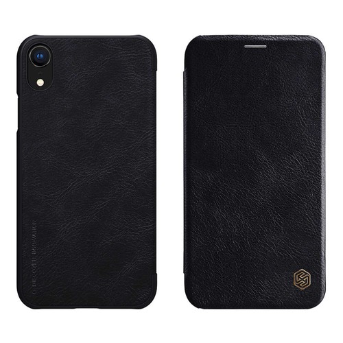 NILLKIN Protective Leather Phone Case for iPhone XR Black