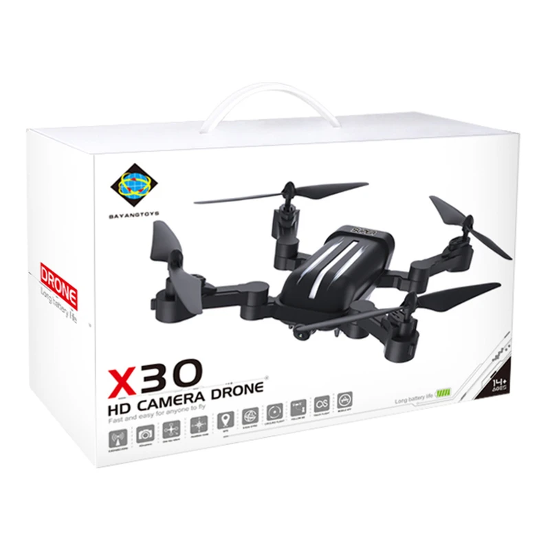 Bayangtoys X30 GPS Wifi FPV Foldable RC Drone RTF Black