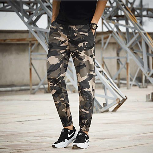 Men's Camouflage Ninth Pants Army Green