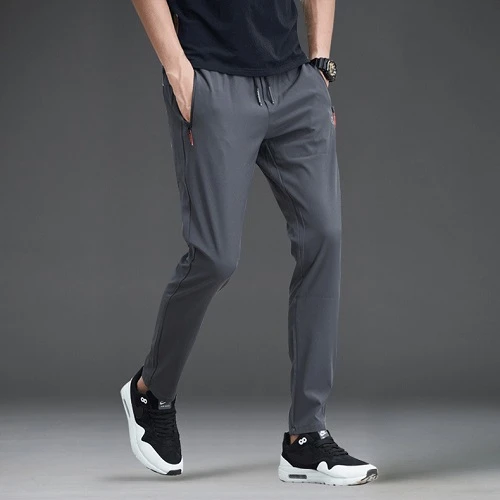 Men's Stretch Casual Sports Pants Gray