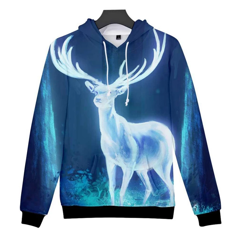 3d deer hoodie online