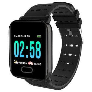 Makibes HR4 Smartwatch 1.3 Inch TFT Screen Heart Rate Monitor Black