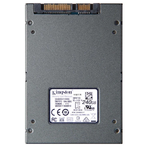 Kingston SSDNow A400 240GB and 960GB SATA 2.5 Solid State Drive