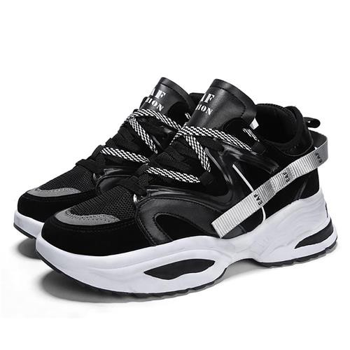 Men's Chunky Sneakers Fashion Athletic Shoes EU42 Black