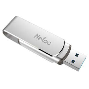 Netac U388 Rotary Metal 64GB USB Flash Drive Silver
