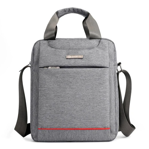 15 Inch Laptop Crossbody Bag Gray