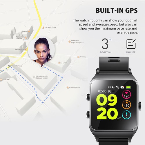 Smart Watch Makibes Br3 Manual Fitness Tracker Makibes Hr3 Makibes