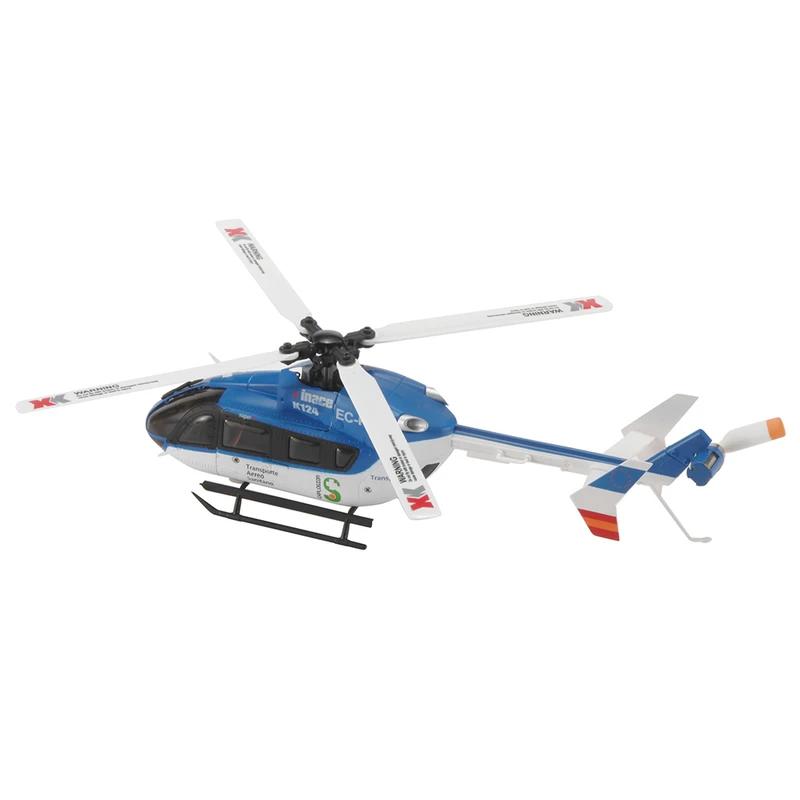 XK K124 EC145 6CH Brushless RC Helicopter 3D 6G System RTF