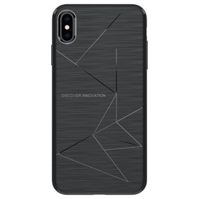 NILLKIN Rugged Leather Phone Case for iPhone X/XS - Black