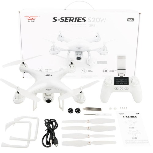SJRC S20W S-SERIES RC Quadcopter RTF White