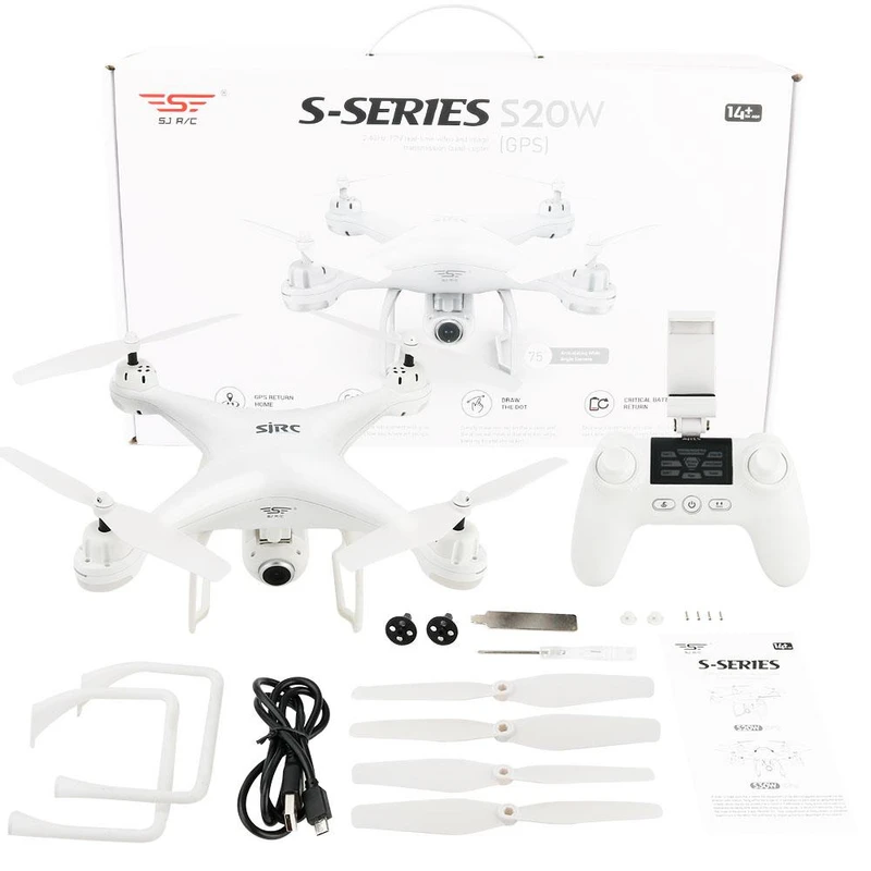 SJRC S20W S SERIES RC Quadcopter RTF White