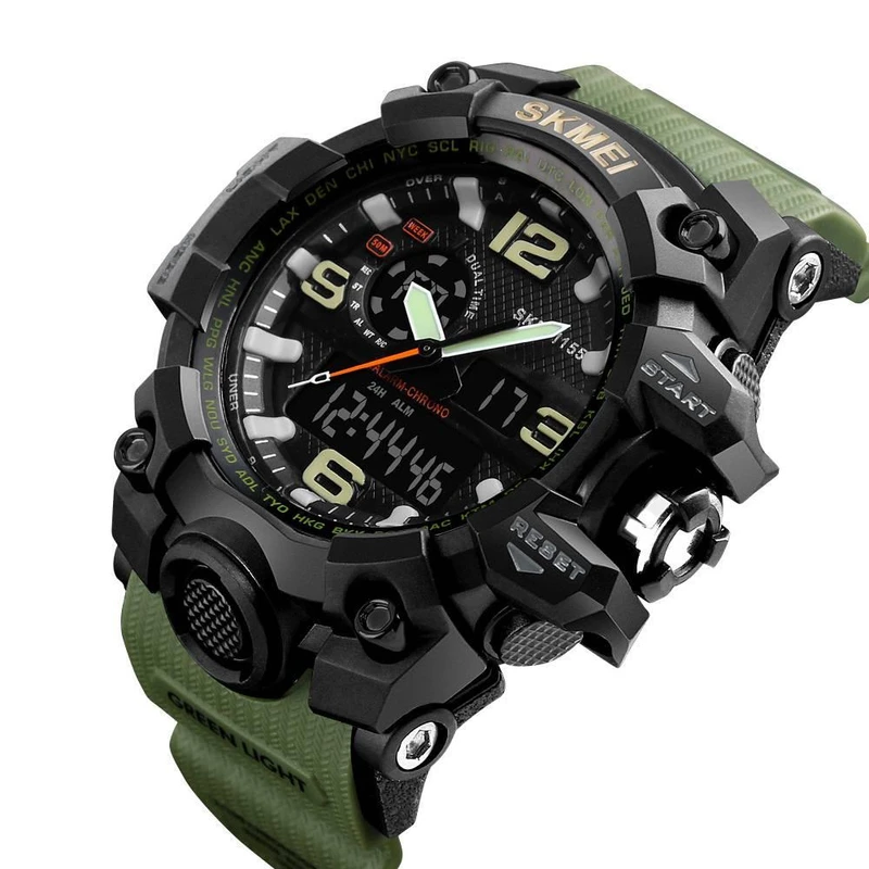 Skmei 1155 army green on sale