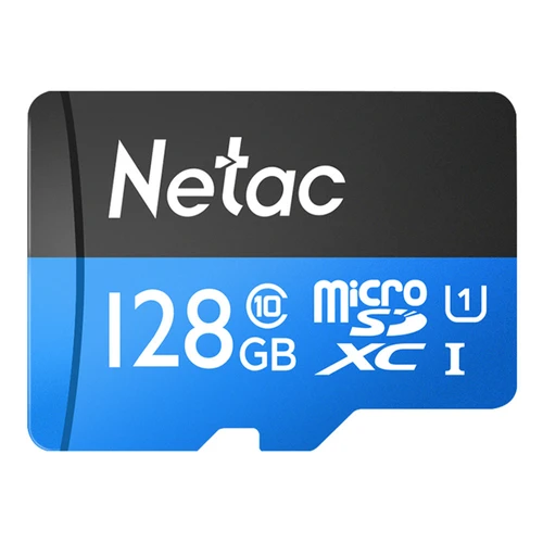 Carte Micro SD / TF Netac P500 128GB, bleu