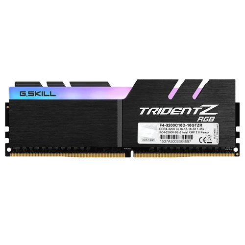 G.SKILL TridentZ RGB Series DDR4 3200MHz 16GB Memory Module Kit Black