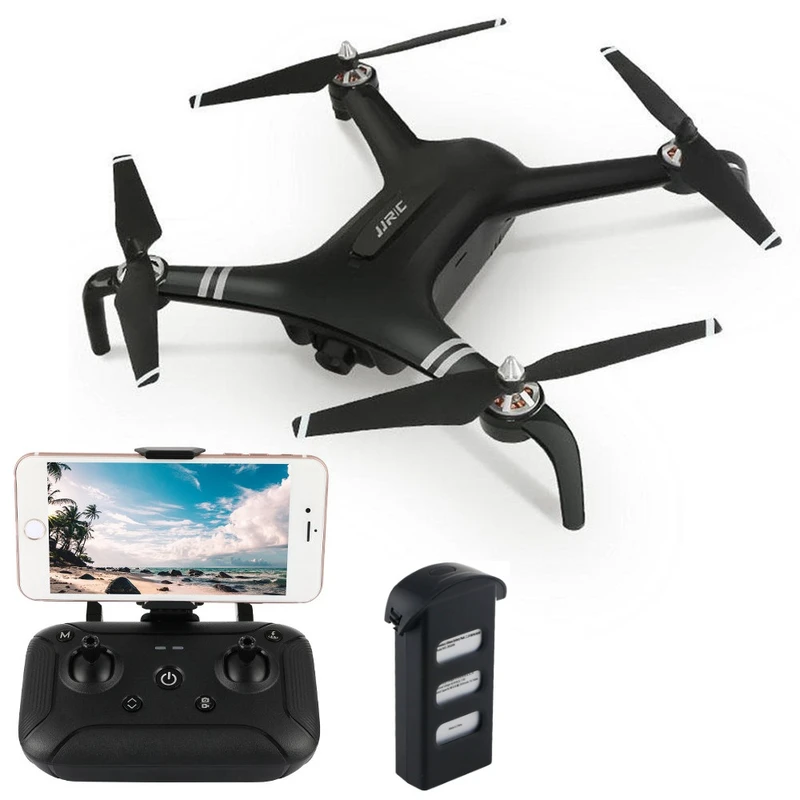 JJRC X7 SMART 1080P RC Drone RTF Black Two Battery