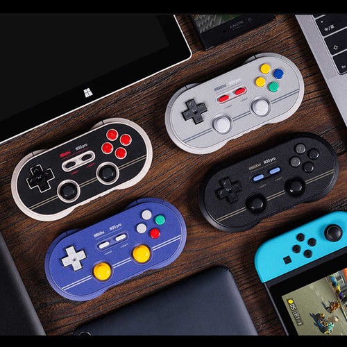 8Bitdo N30 Pro 2 Wireless Bluetooth Gamepad Black Grey
