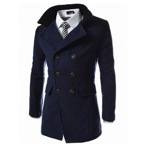 navy blue winter coat mens