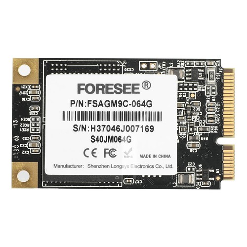 さえら FORESEE S40J mSATA SSD 64G SATA III 6Gb/s Black