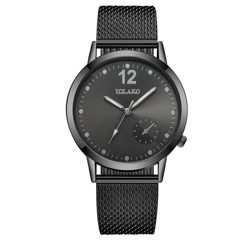 YOLAKO YK114 Casual Quartz Watch Black