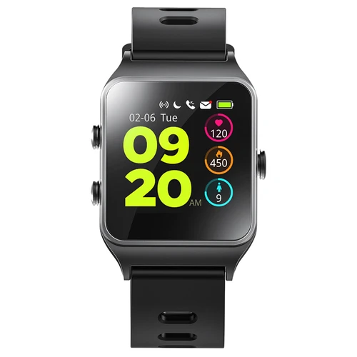 Makibes BR3 Smart Watch 1.3 Inch Built-in GPS Heart Rate Monitor Black