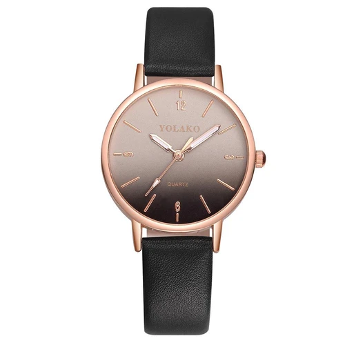 YOLAKO YK65 Reloj de cuarzo para mujer negro