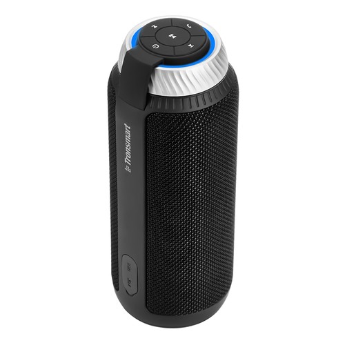 Tronsmart Element T6 25W Portable Bluetooth Speaker with 360 Degree Stereo Sound and Built-in Microphone - Black