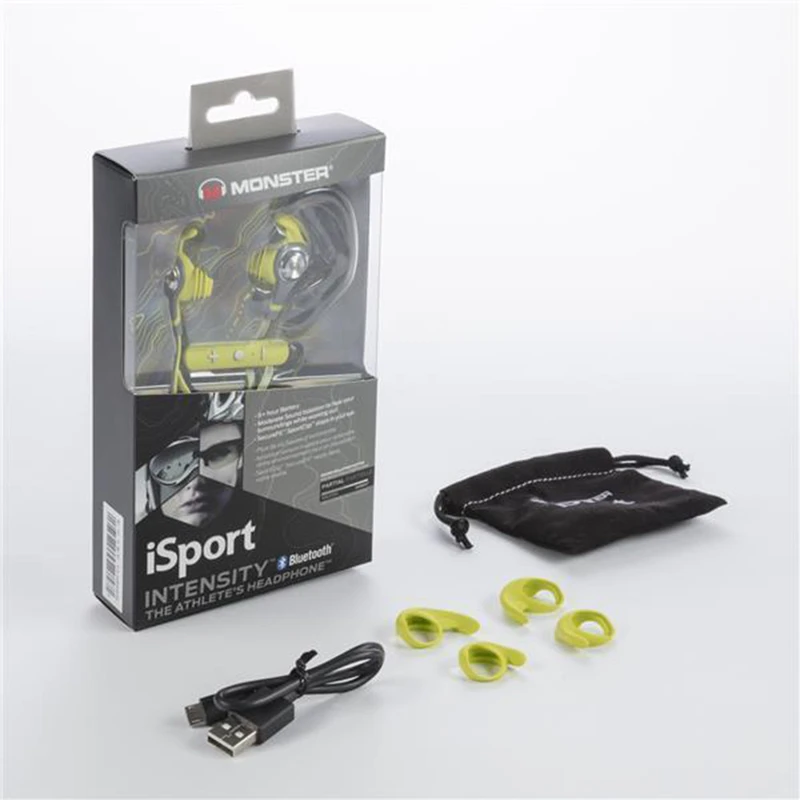 MONSTER iSport Intensity Earphones Green