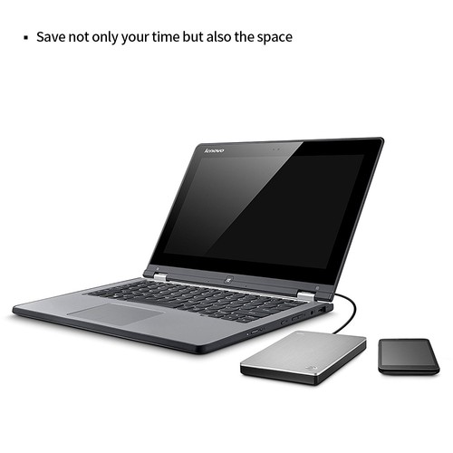 Seagate Backup Plus Slim STDR1000301 1TB External Hard Drive Silver