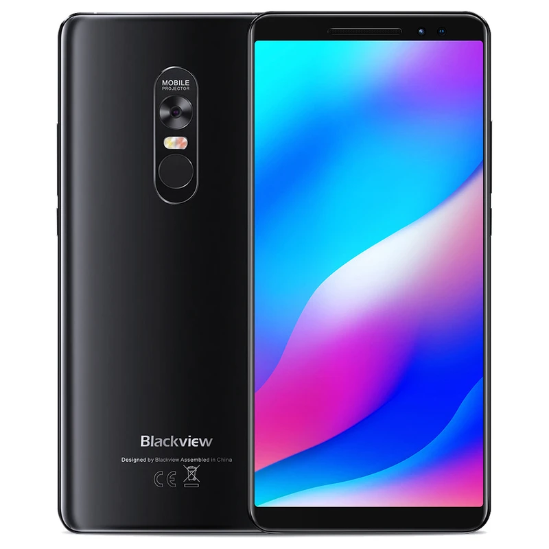 Blackview MAX 1 Projector Smartphone 6.01 inch 6GB 64GB Black