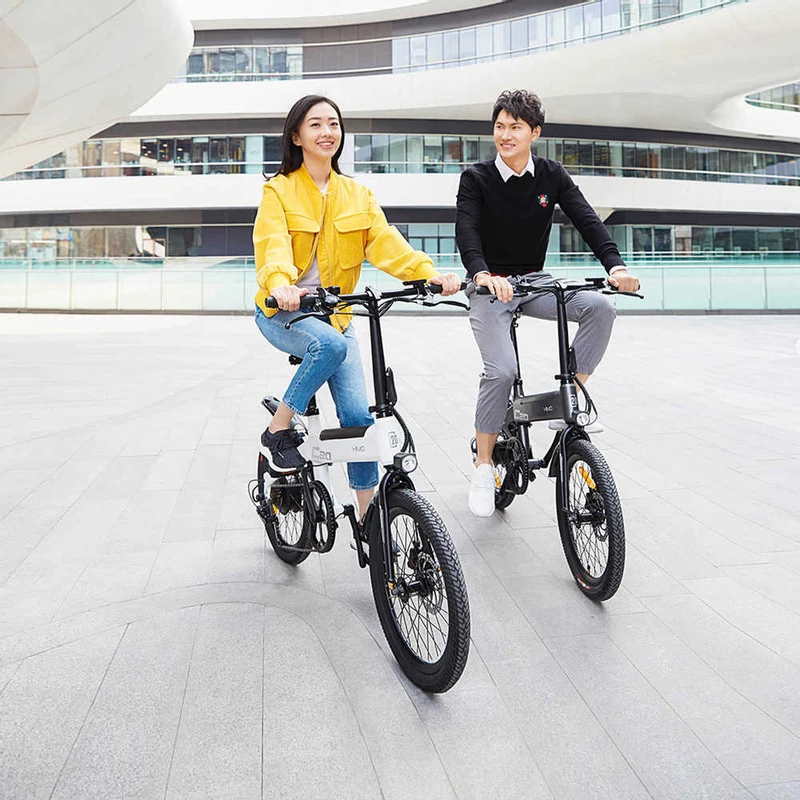 Xiaomi HIMO C20 Foldable Electric Moped Bicycle White