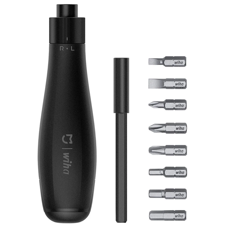 Xiaomi Mijia Wiha 8 in 1 Ratchet Screwdriver Black