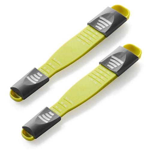 Green Measuring Adjustable Measuring Spoons for sale