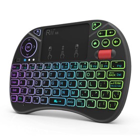 RII X8 Plus 2.4GHz Trådløst tastatur svart