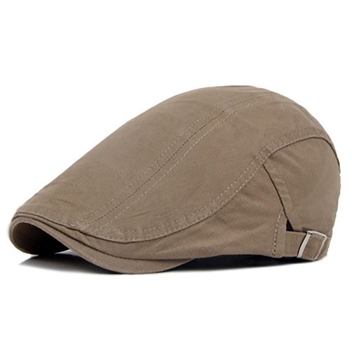 khaki peaked cap