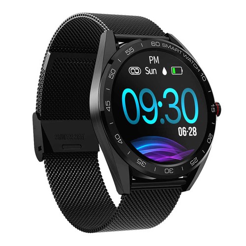 K7 Smart Watch Steel Strap Black