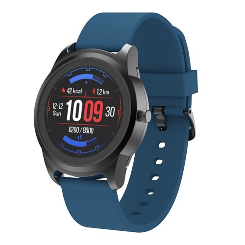 S28 Smart Watch 1.3 Inch IPS Screen Heart Rate Monitor IP68 Muti-Sports Fitness Tracker - Blue