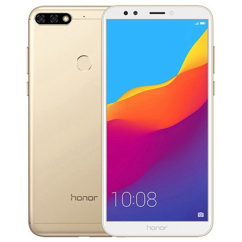 Huawei Honor 7C 5.99 Inch 4G LTE Smartphone Snapdragon 450 4GB 64GB 13.0MP+2.0MP Dual Rear Cameras Android 8.0 Touch ID Global ROM - Gold