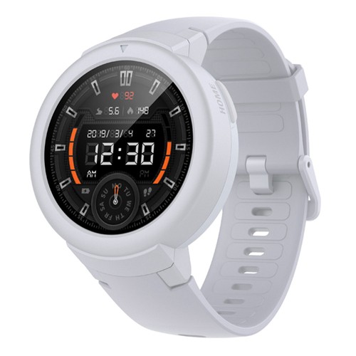 AMAZFIT Xiaomi Huami Verge Lite Smartwatch 20 Days Battery Life 1.3 Inch AMOLED Screen Built-in GPS Heart Rate Monitor Global Version - White