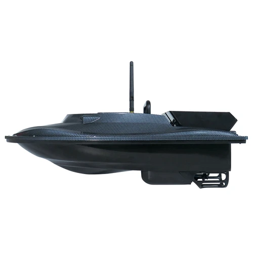 Flytec V007 2.4G Dual Motor Fishing Finder Bait RC Boat Black