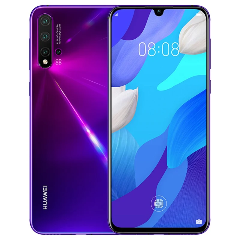 Original Huawei Nova 5 Pro Cell Phone Kirin 980 OLED Curved