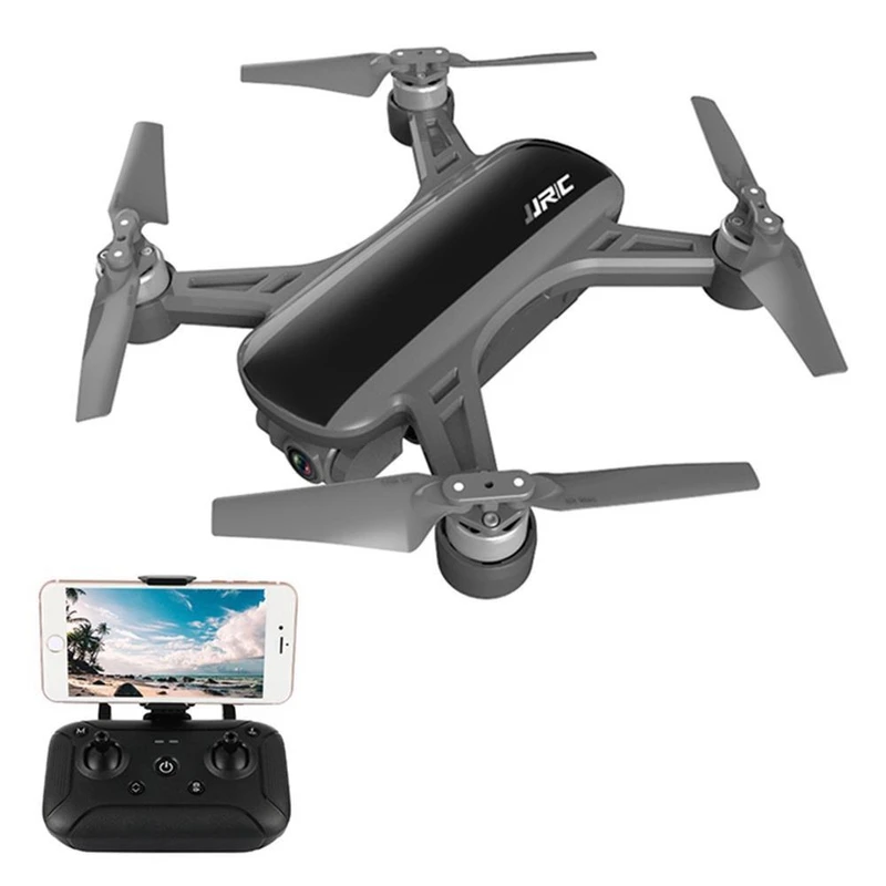 JJRC X9 Heron 1080P WiFi FPV RC Drone RTF Black Three Battery