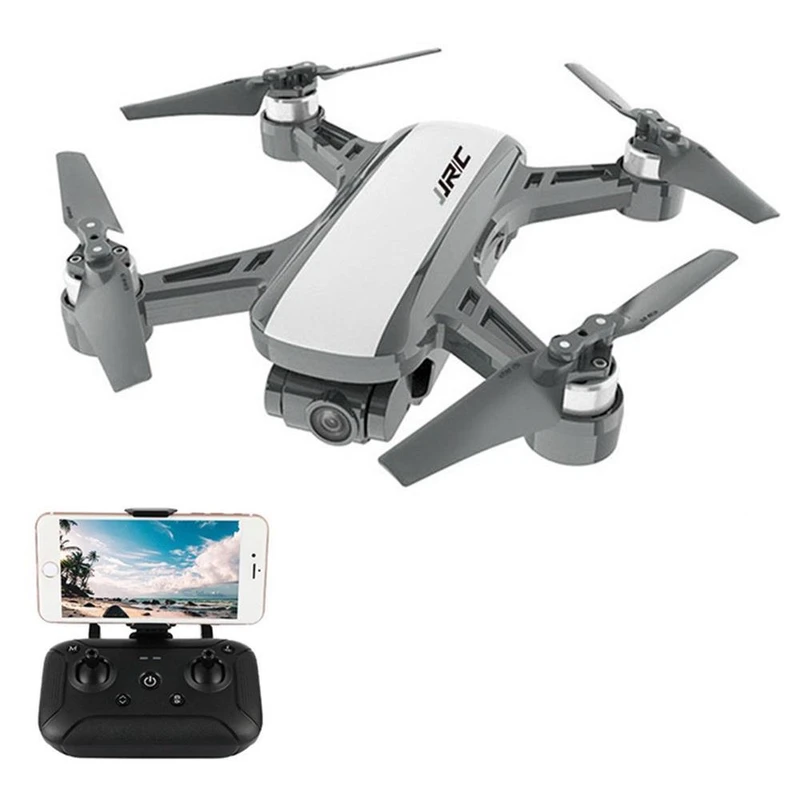 JJRC X9 Heron 1080P WiFi FPV RC Drone RTF White Two Battery